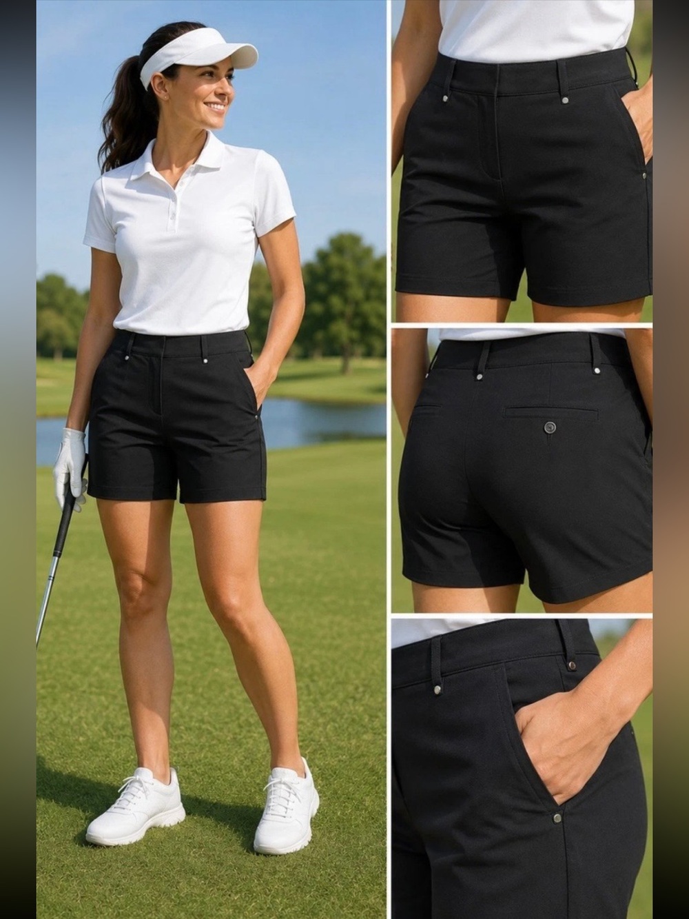 Lady Hagan Essential Golf Shorts. Size 6.